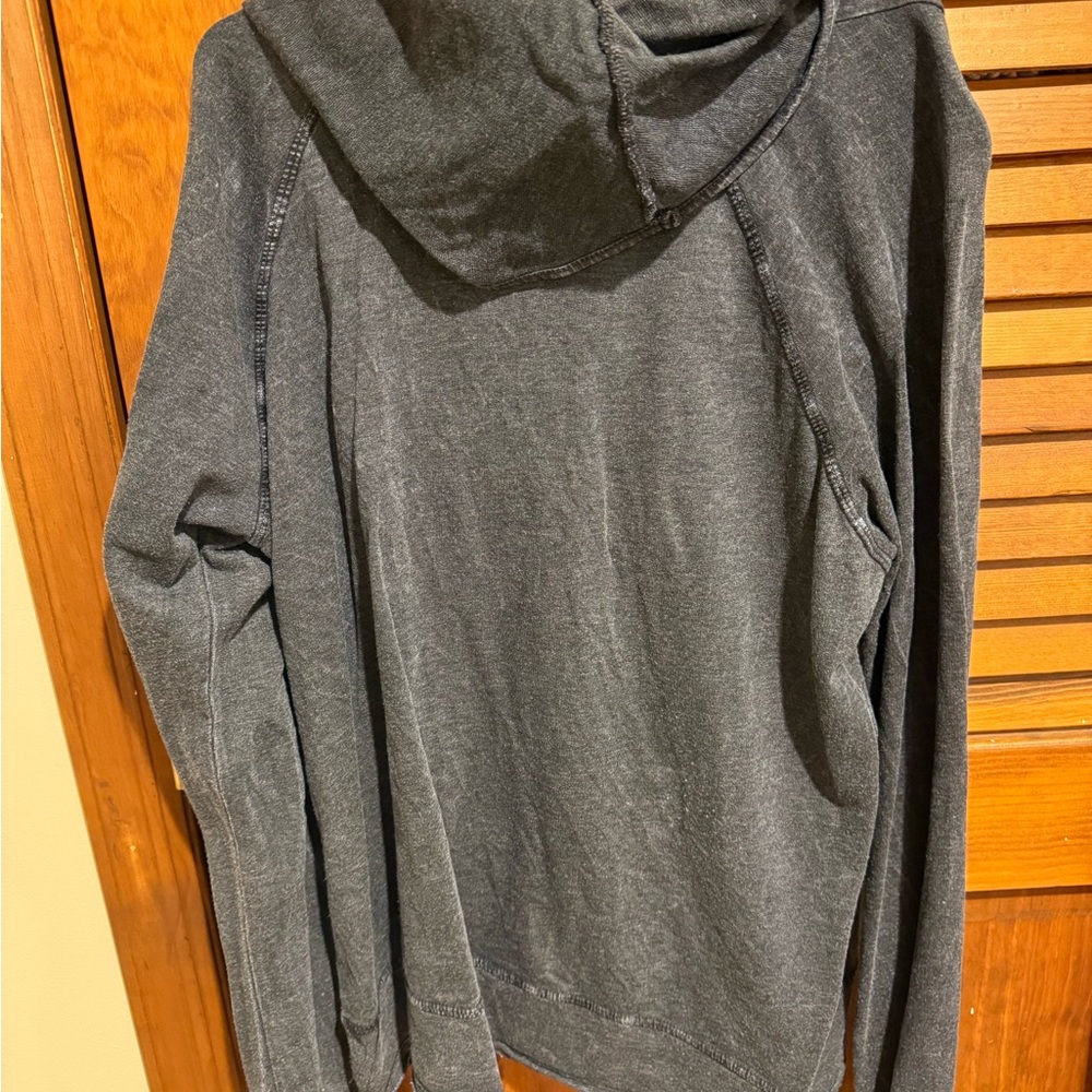 L🩷R  Dark Charcoal Cowl Neck light weight sweatshirt‎ - Picture 2 of 3